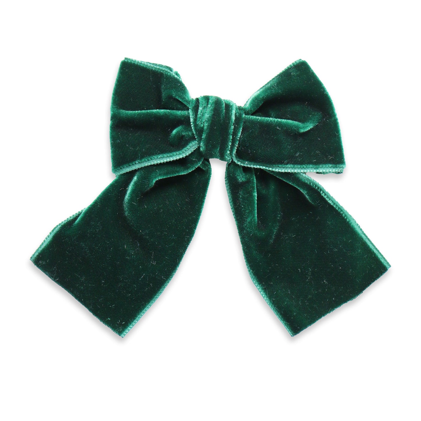 Big Velvet Sailor Bow, Forest Green