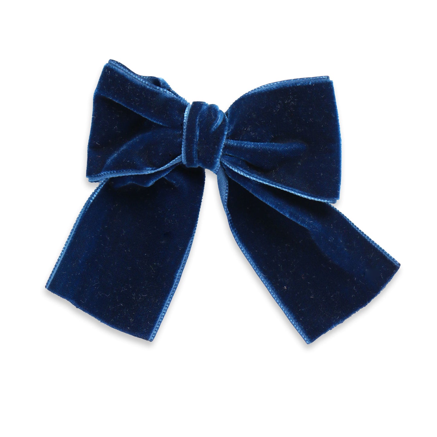 Big Velvet Sailor Bow, Navy Blue