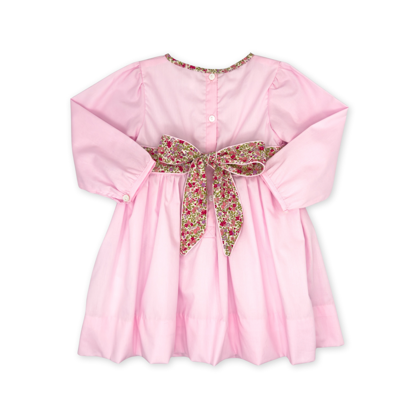 Blissful Band Long Sleeve Dress, Palmer Pink & Autumn Meadow Floral