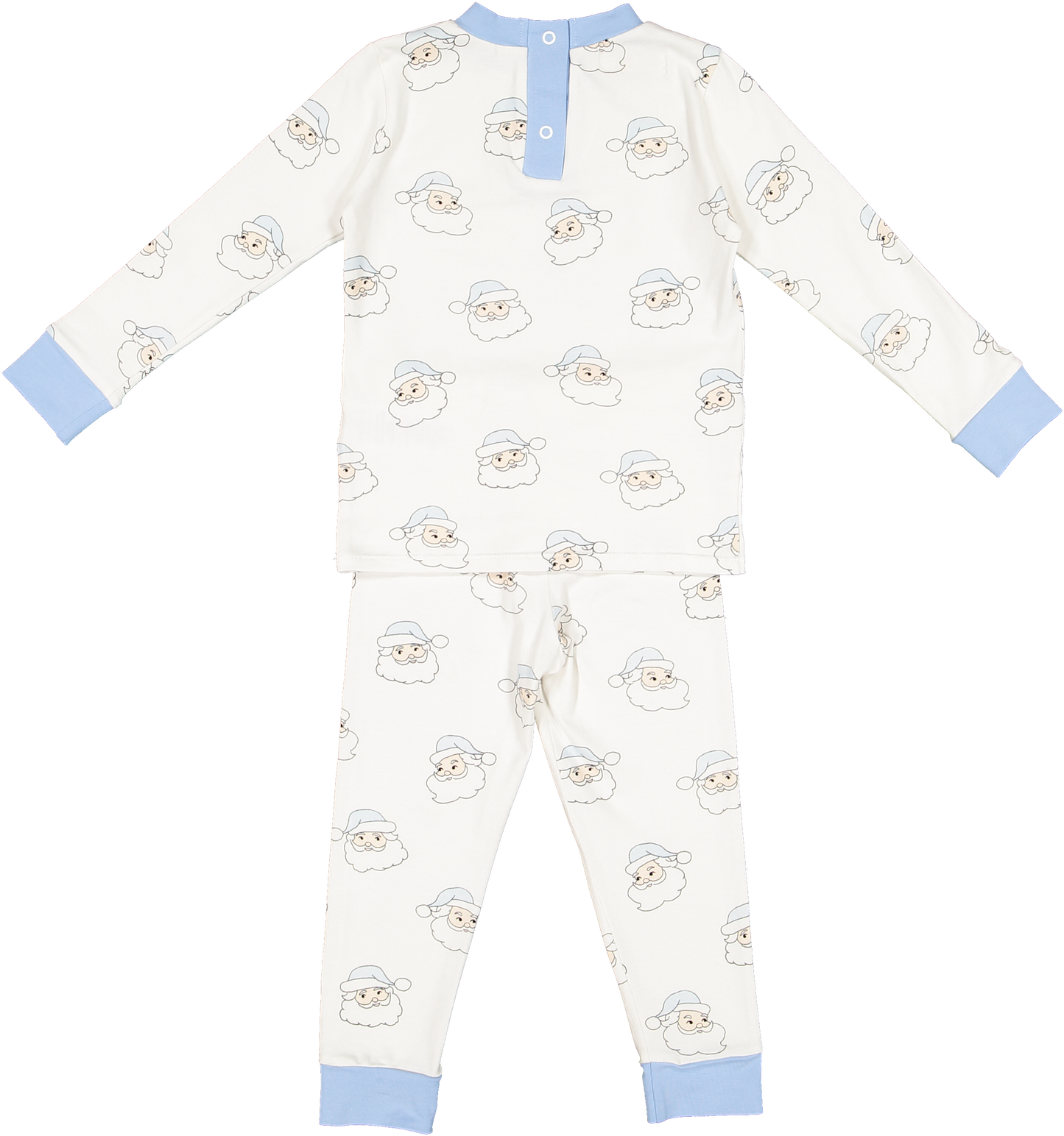 Blue Santa Boy Pajama Set
