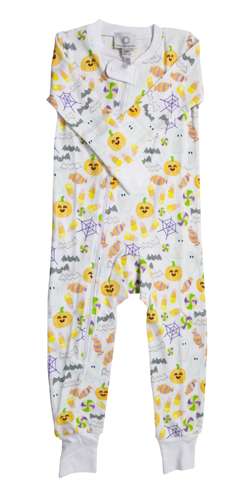 Candy Corn Zipper PJ No Feet