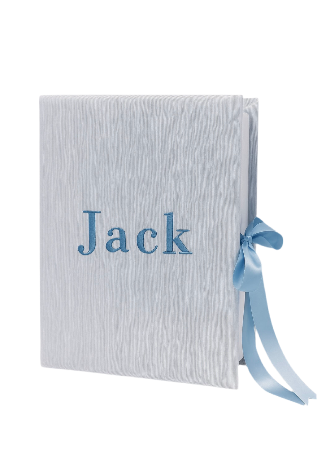 Blue Microstripe Medium Keepsake Box