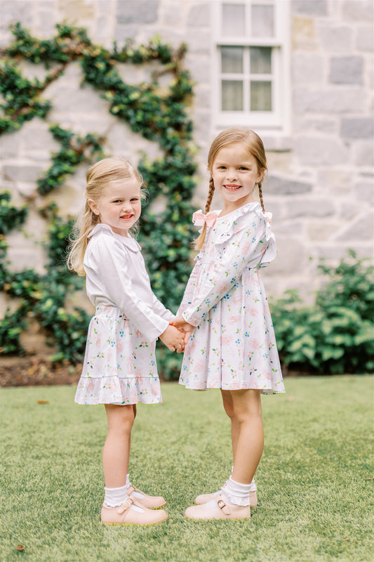 En Point Long Sleeve Twirl Dress