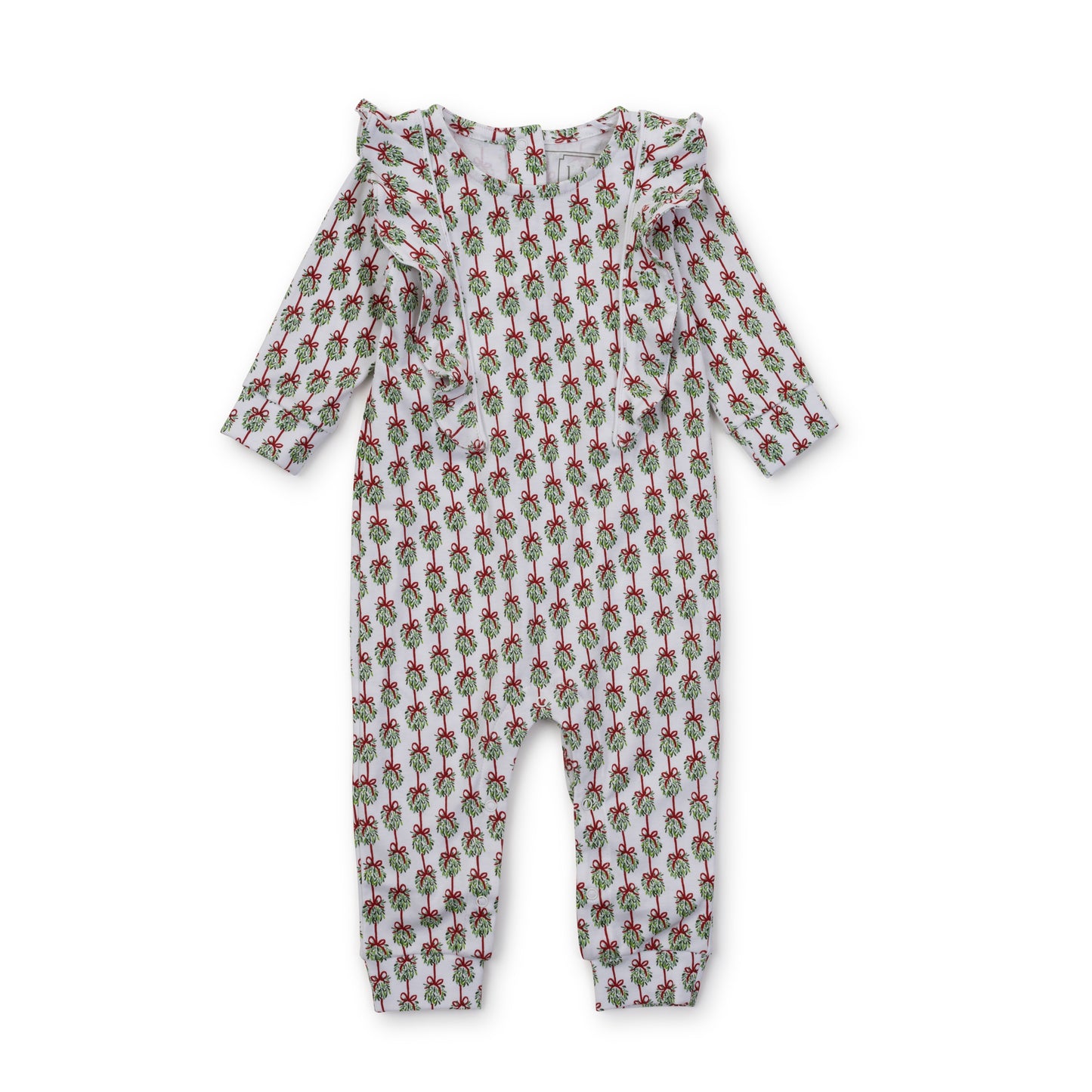 Merry Mistletoe Girl Evelyn Romper