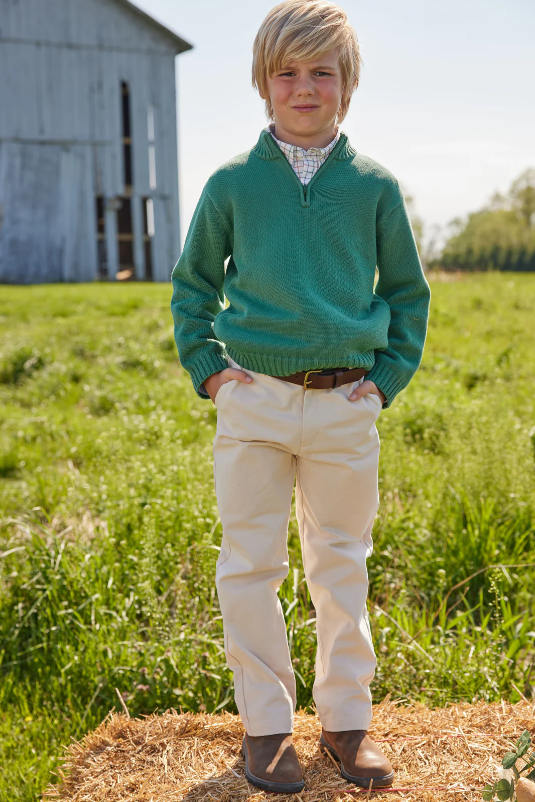Boy's Classic Pants, Pebble Twill