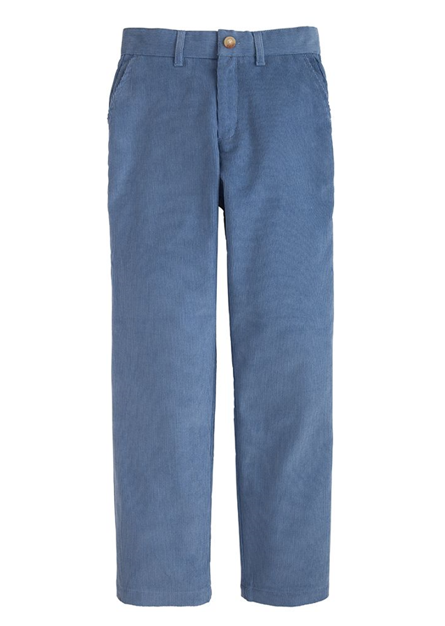 Boy's Classic Pants, Stormy Blue Corduroy