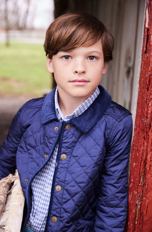 Classic Quilted Jacket, Navy