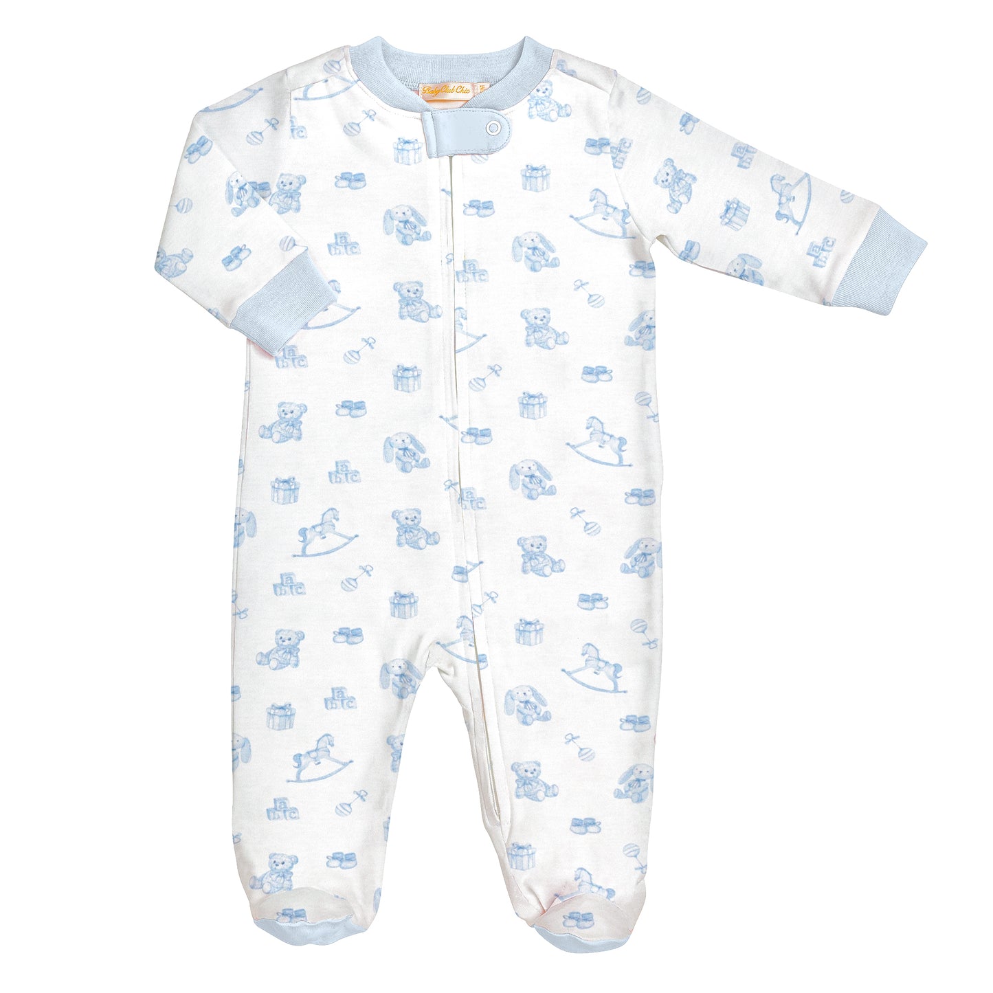 Tiny Baby Toys Boy Zipped Footie