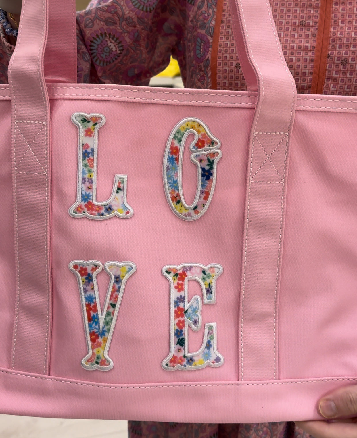 Applique Letters, Meadow Floral (sold individually- only works with TRVL coated items)