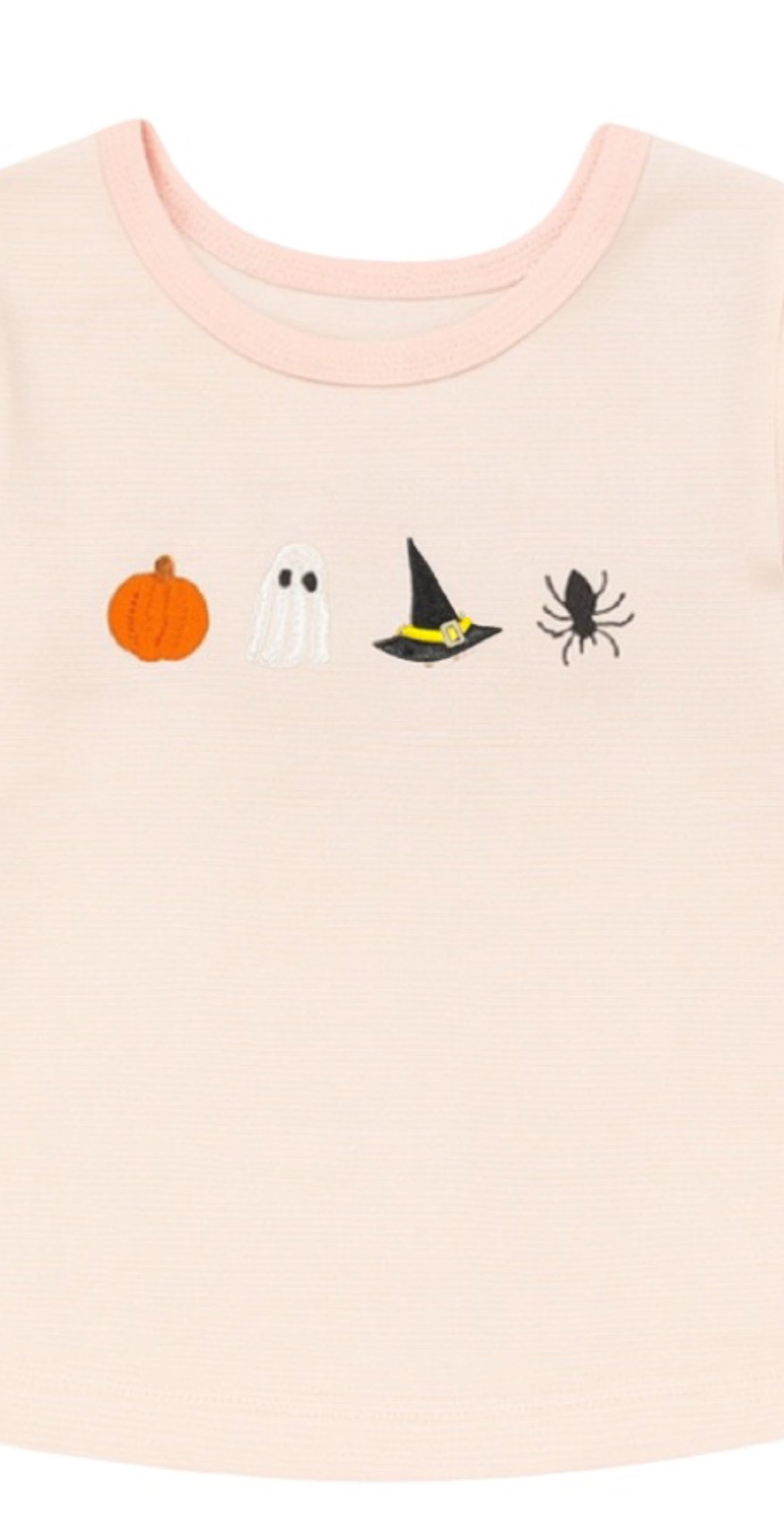Embroidered Long Sleeve Striped Tee