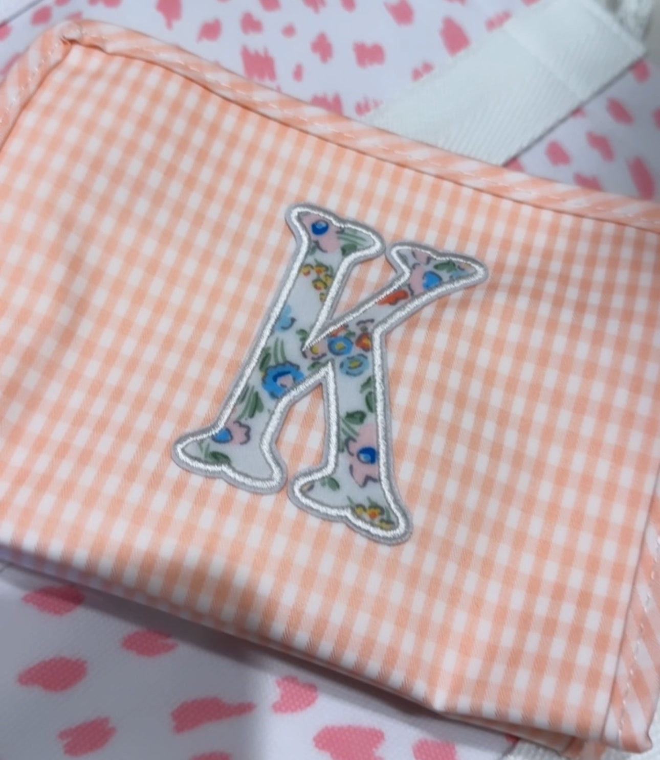 Applique Letters, Posies (sold individually- only works with TRVL coated items)