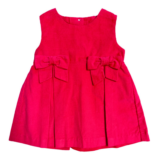 Windsor Red Corduroy Jumper Dress