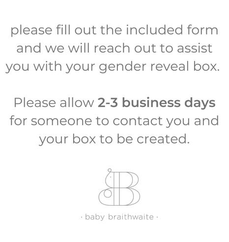 Gender Reveal Box Service