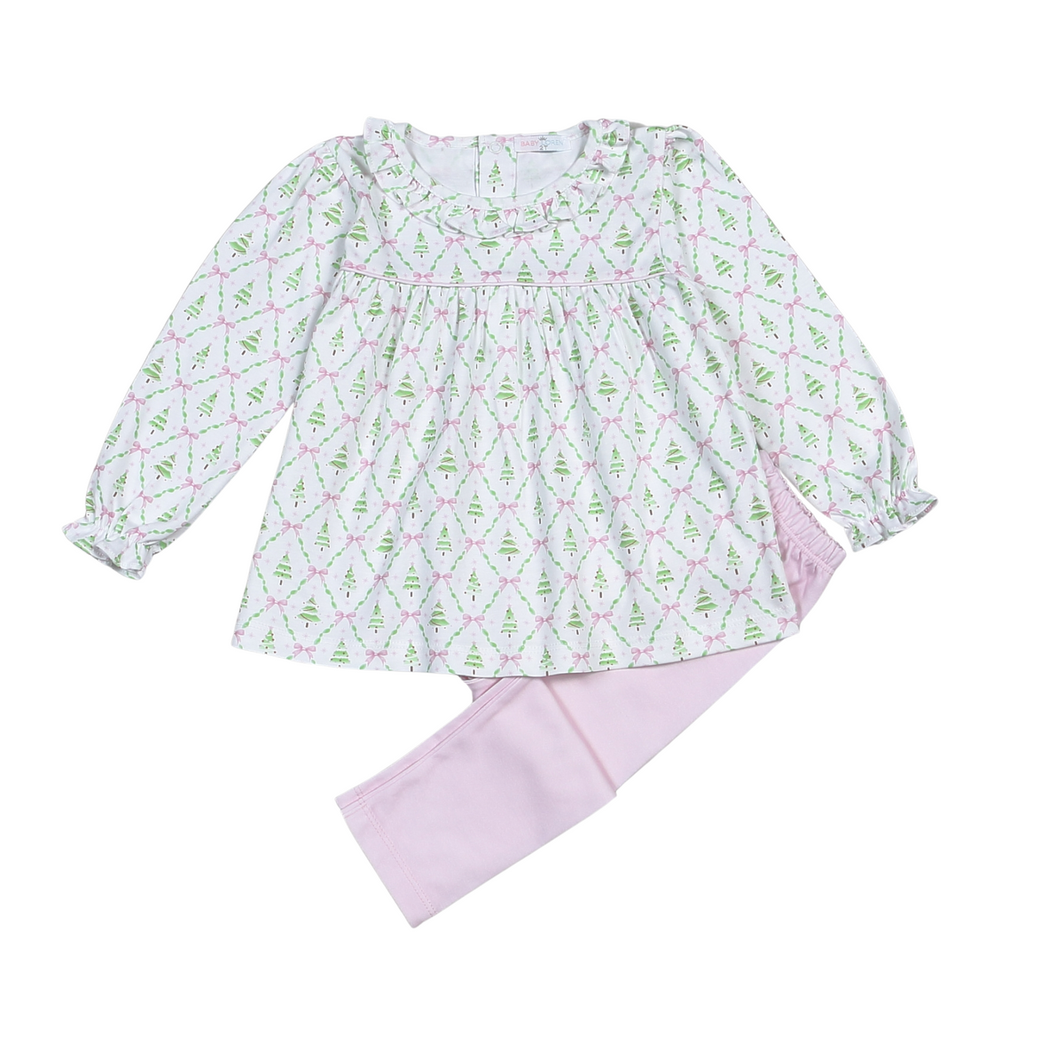 Holly Night Pima Pant Set