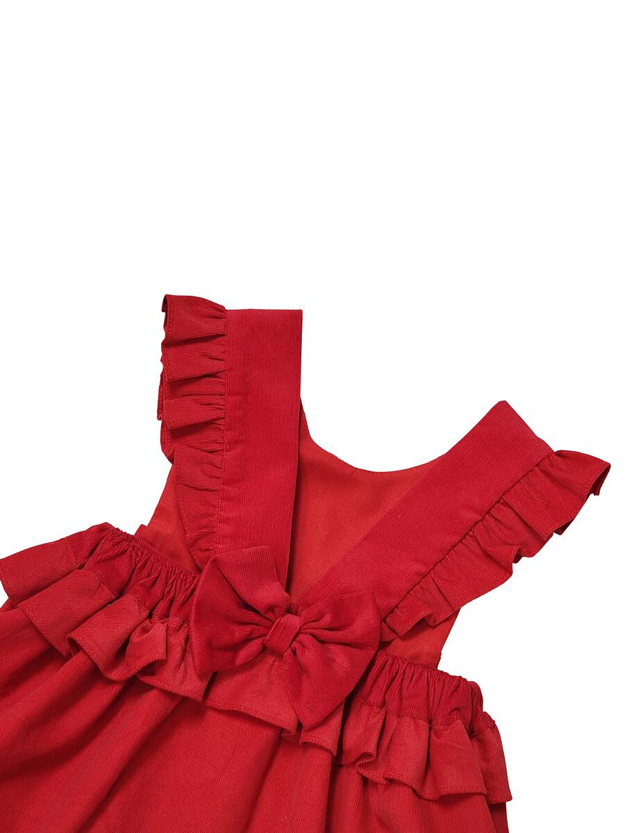 Red Corduroy Girl Jumper