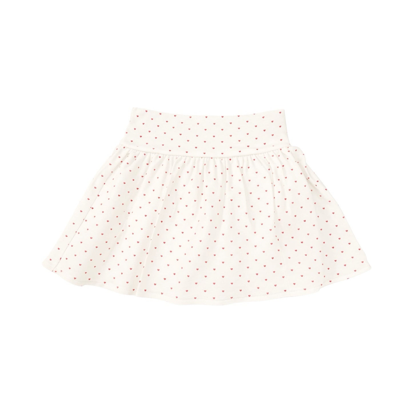 Printed Skort, Hearts
