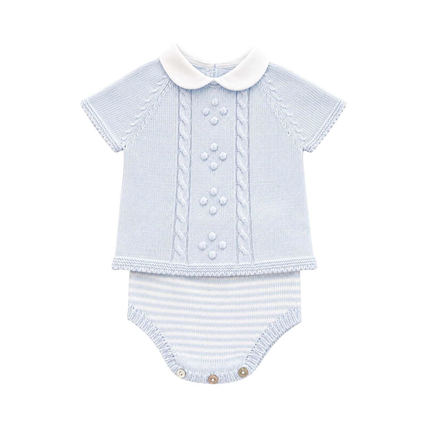 Braided Sweater Diaper Set