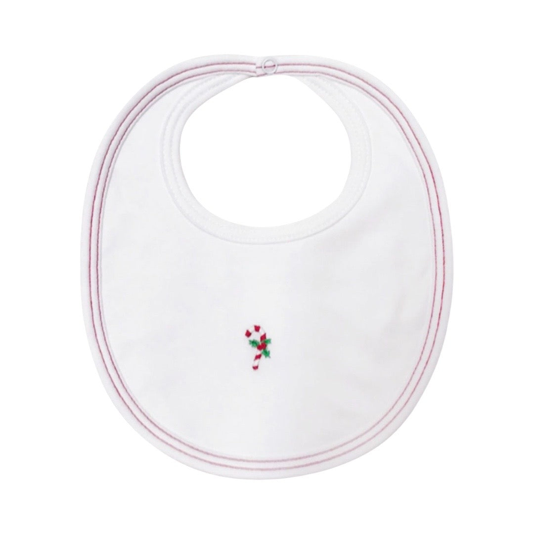 Boy Candy Cane Bib