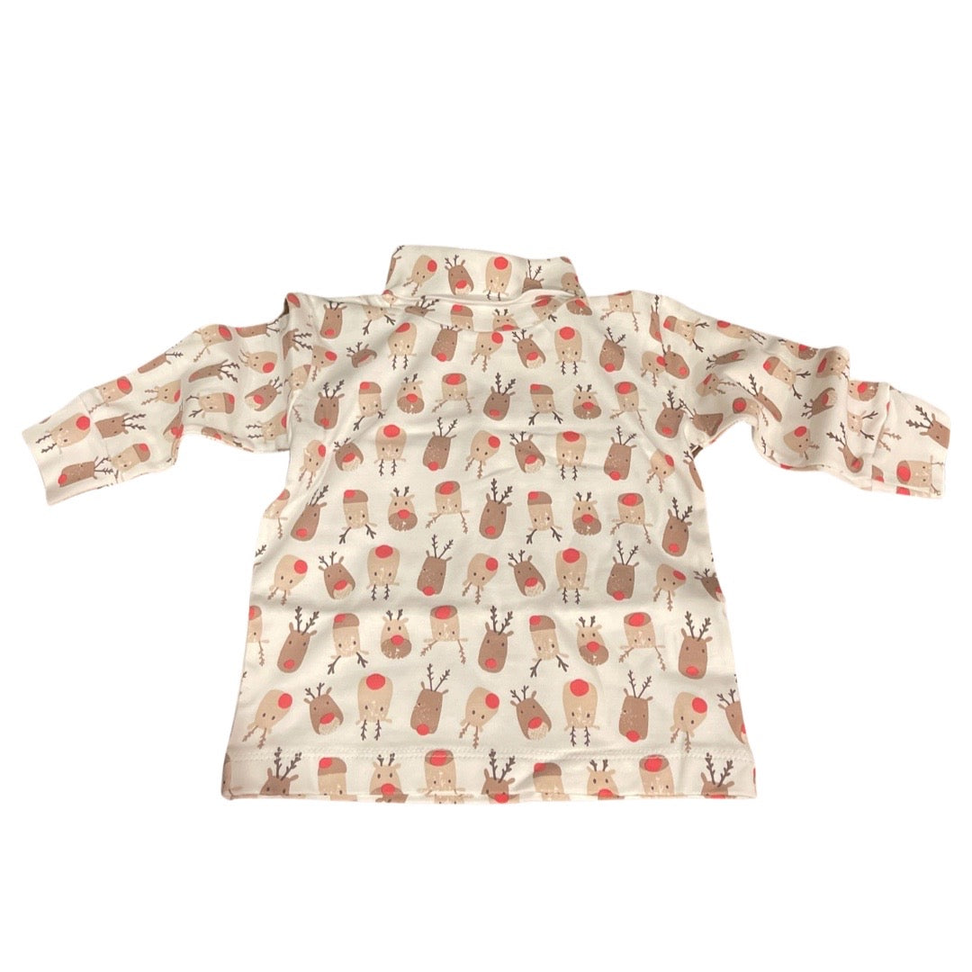 Reindeer Print Turtleneck 2023
