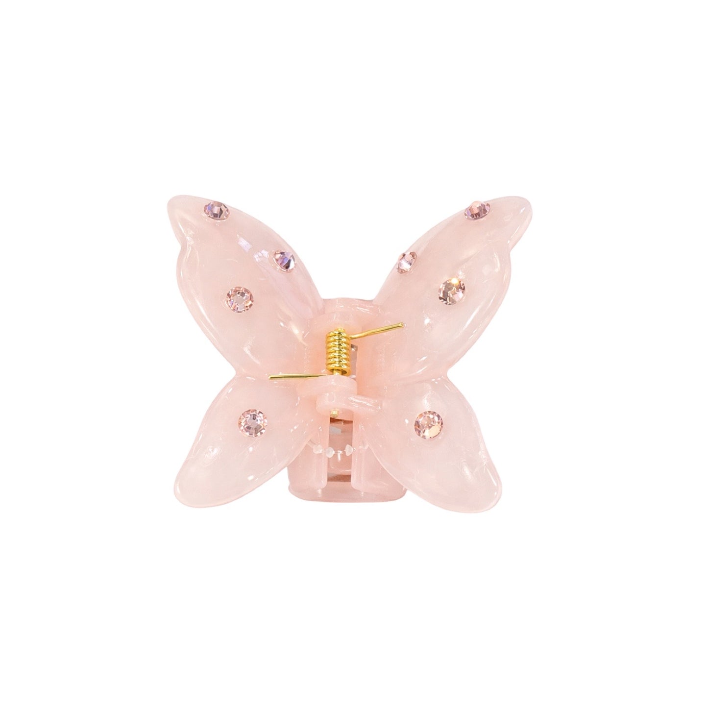 Iridescent Butterfly Rhinestone Hair Clip