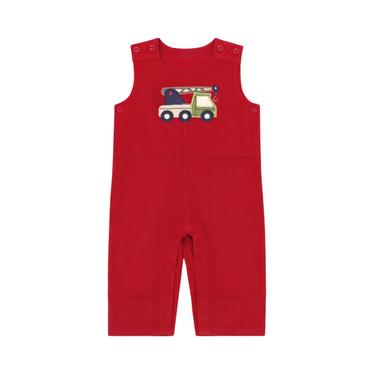 Applique Corduroy Longall, Crane Truck
