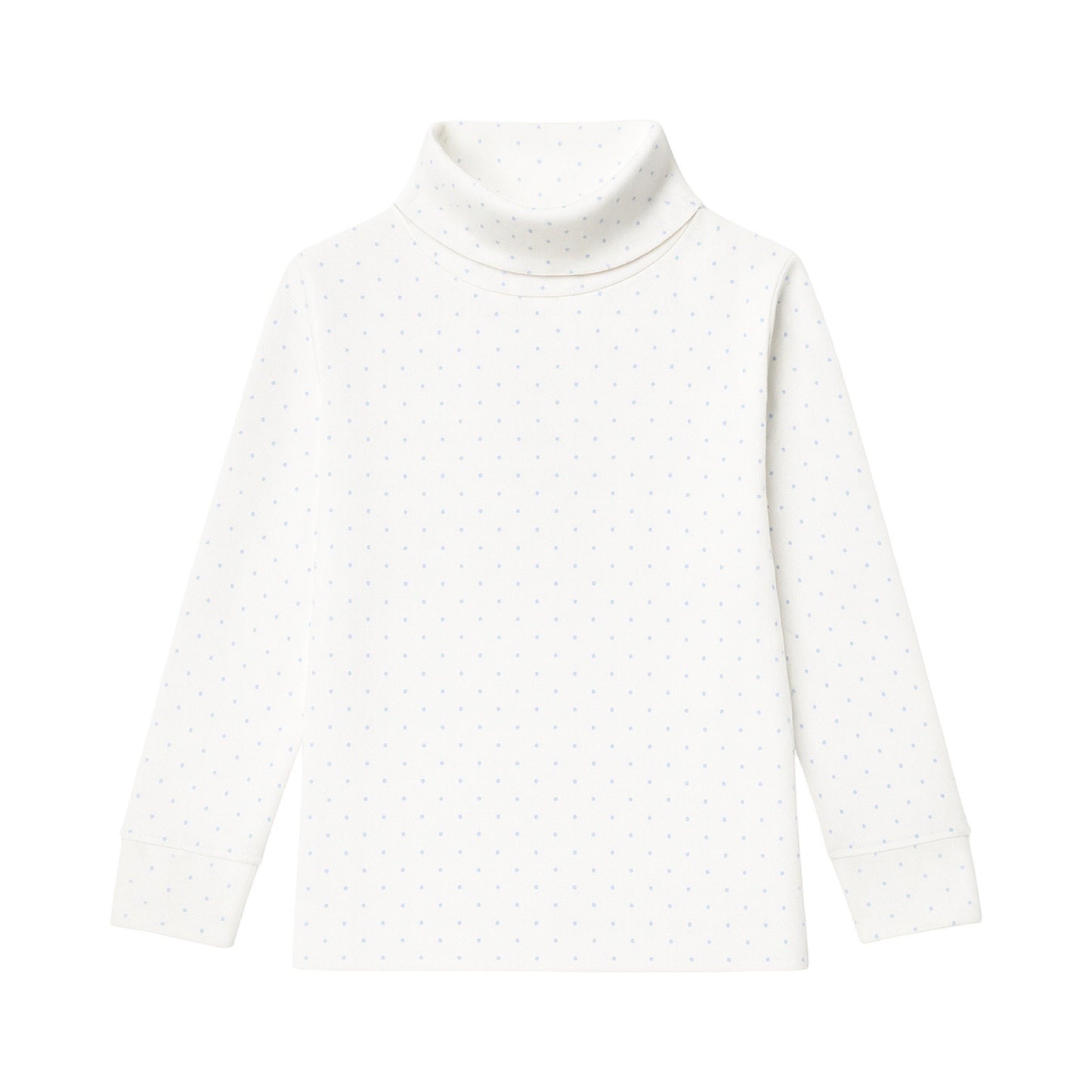 Printed Turtleneck, Polka Dot