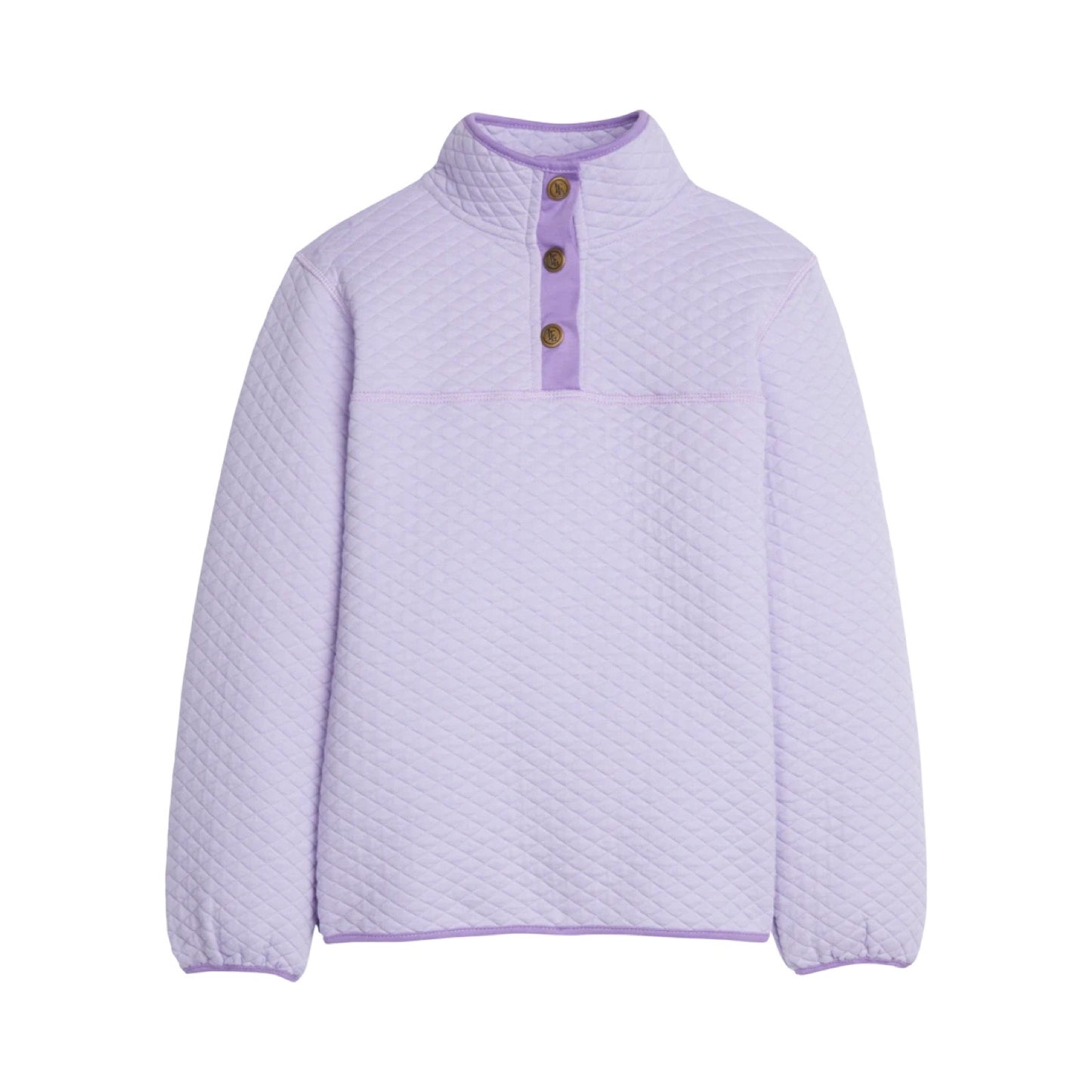 Quilted Pullover, Lavender with Lilac