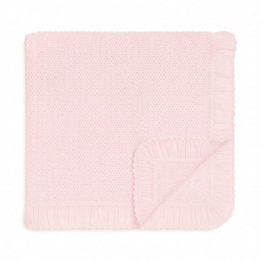 Dotted Swiss Ruffle Blanket