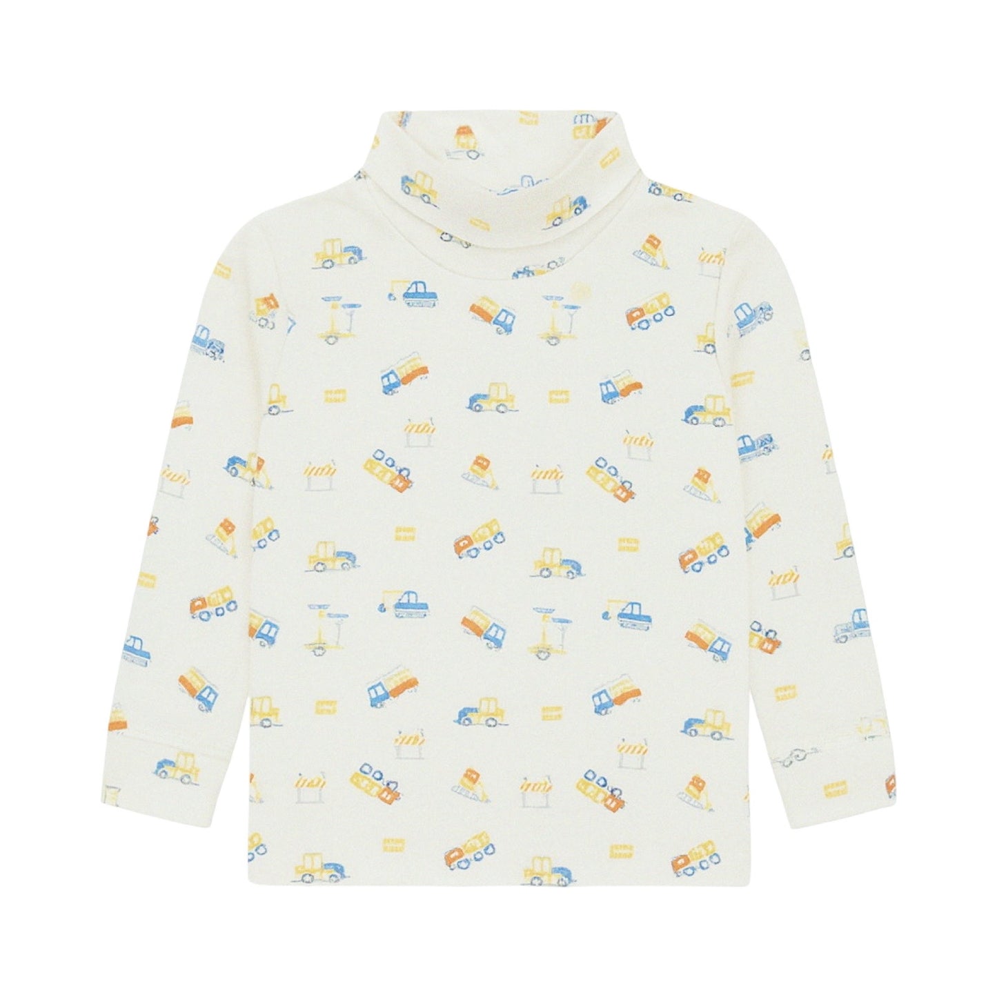 Printed Turtleneck, Construction Site