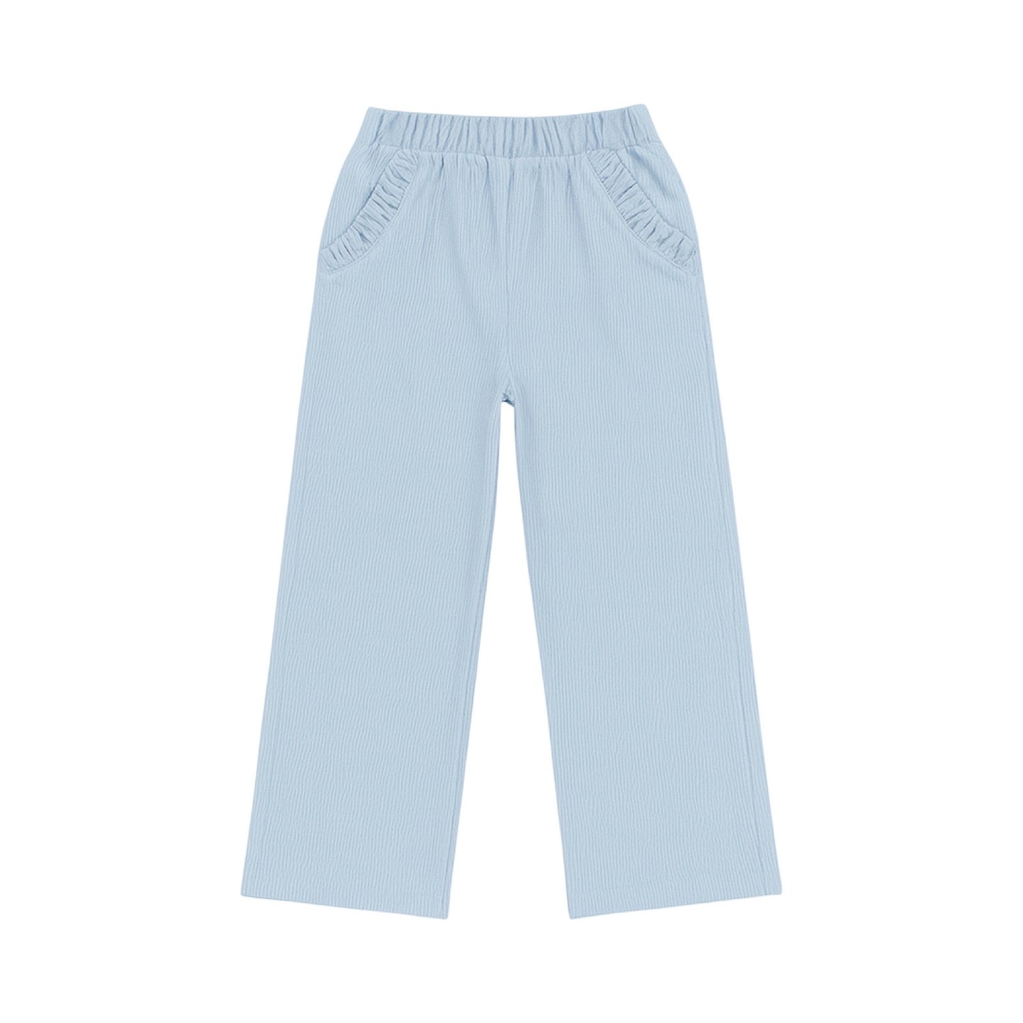 Ruffle Corduroy Pocket Pants