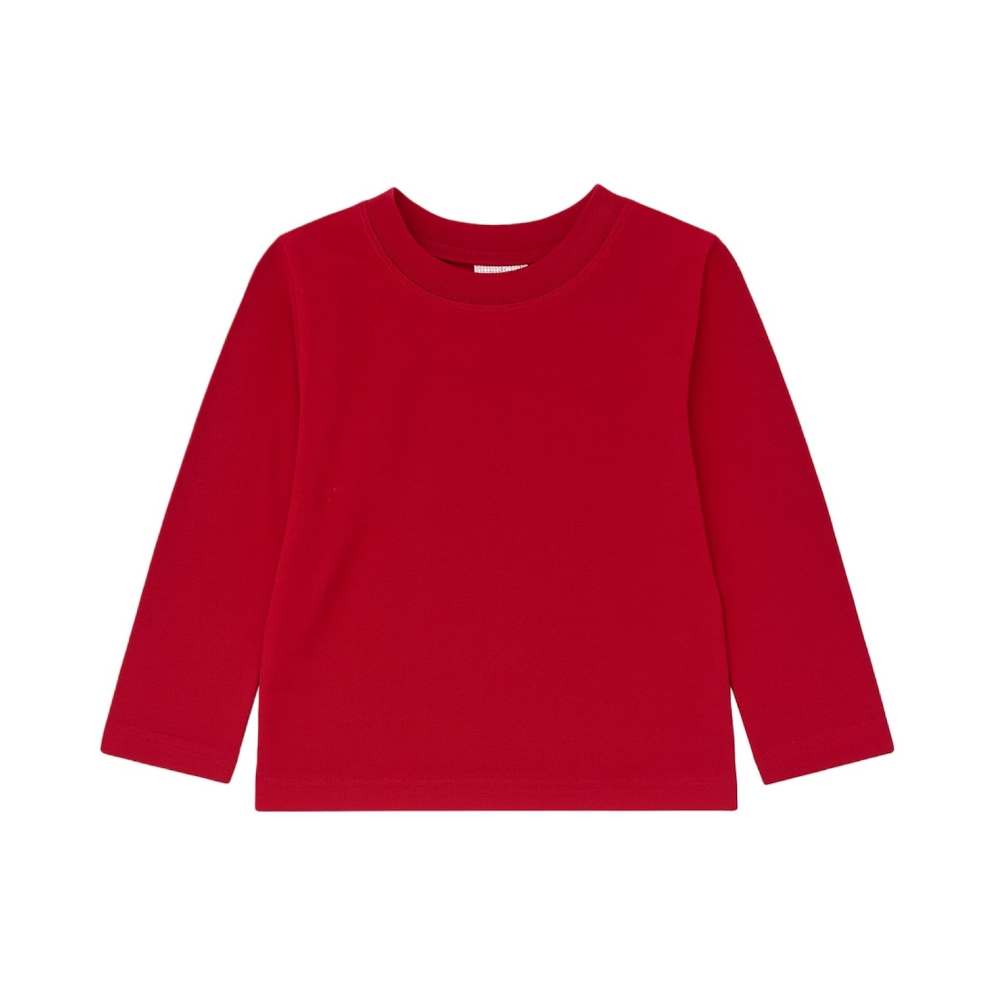 Boy's Long Sleeve Red T-Shirt
