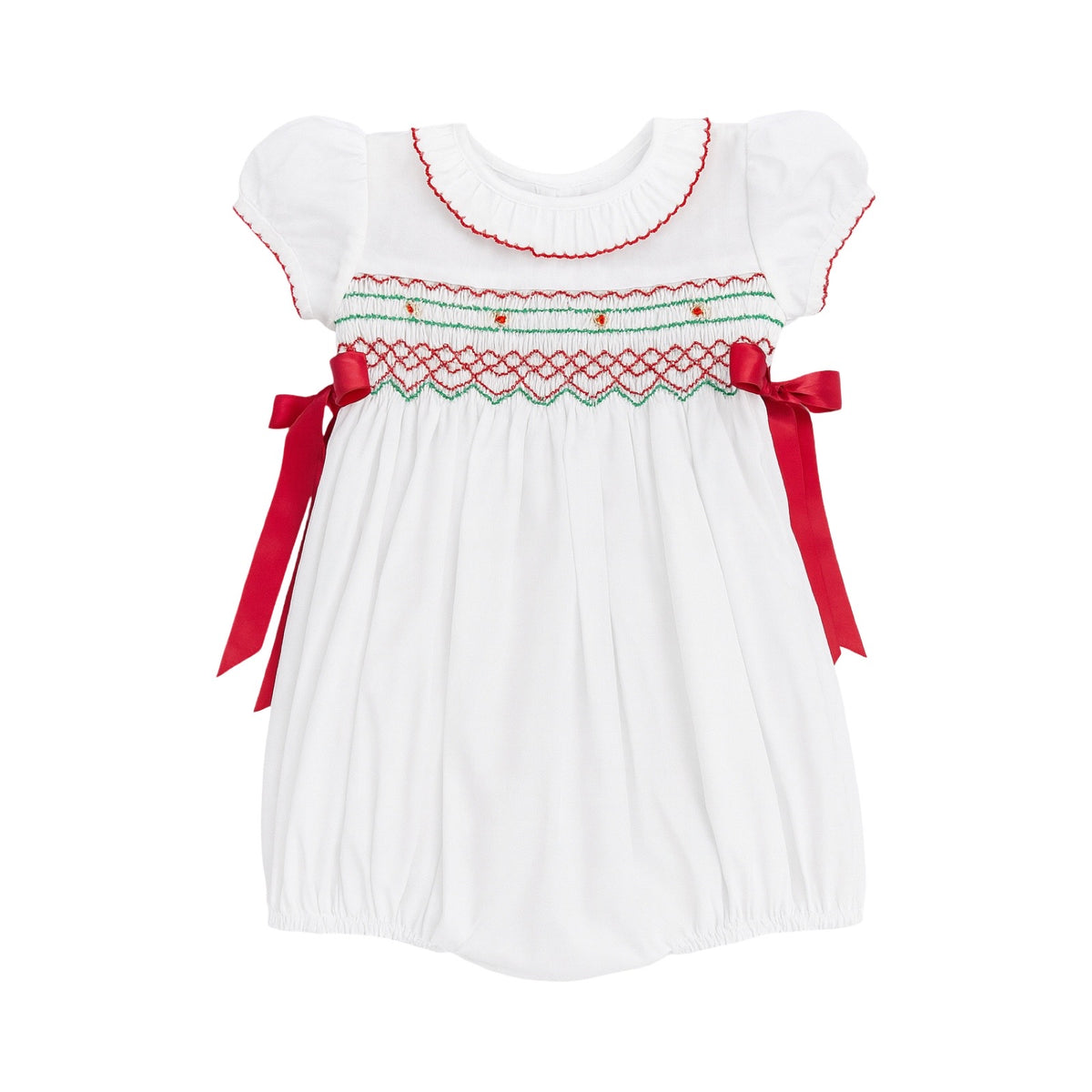 what to wear for santa visits: white