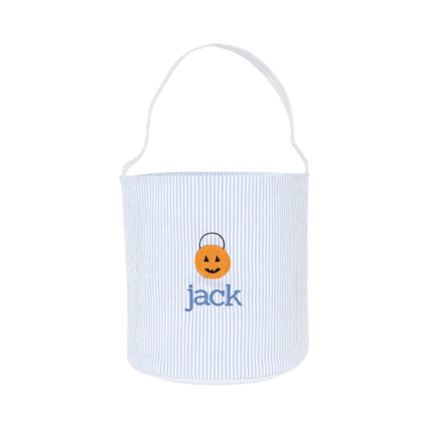 Seersucker Tote, Blue