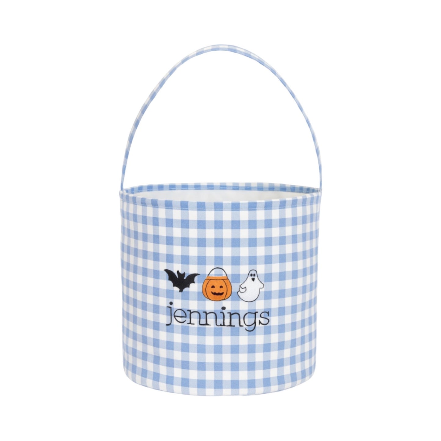 Gingham Tote, Blue