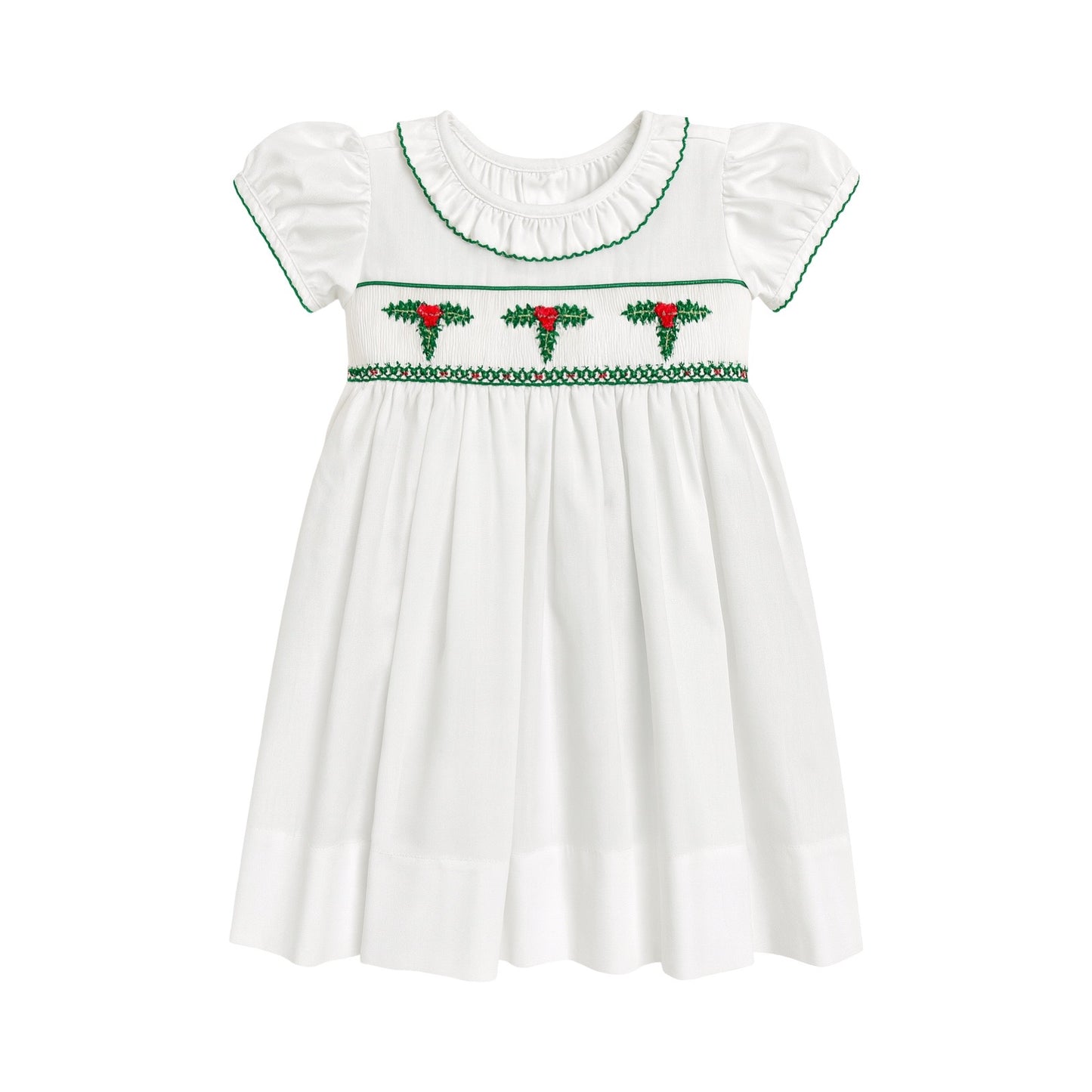 Rose Smocked Dress, Holly