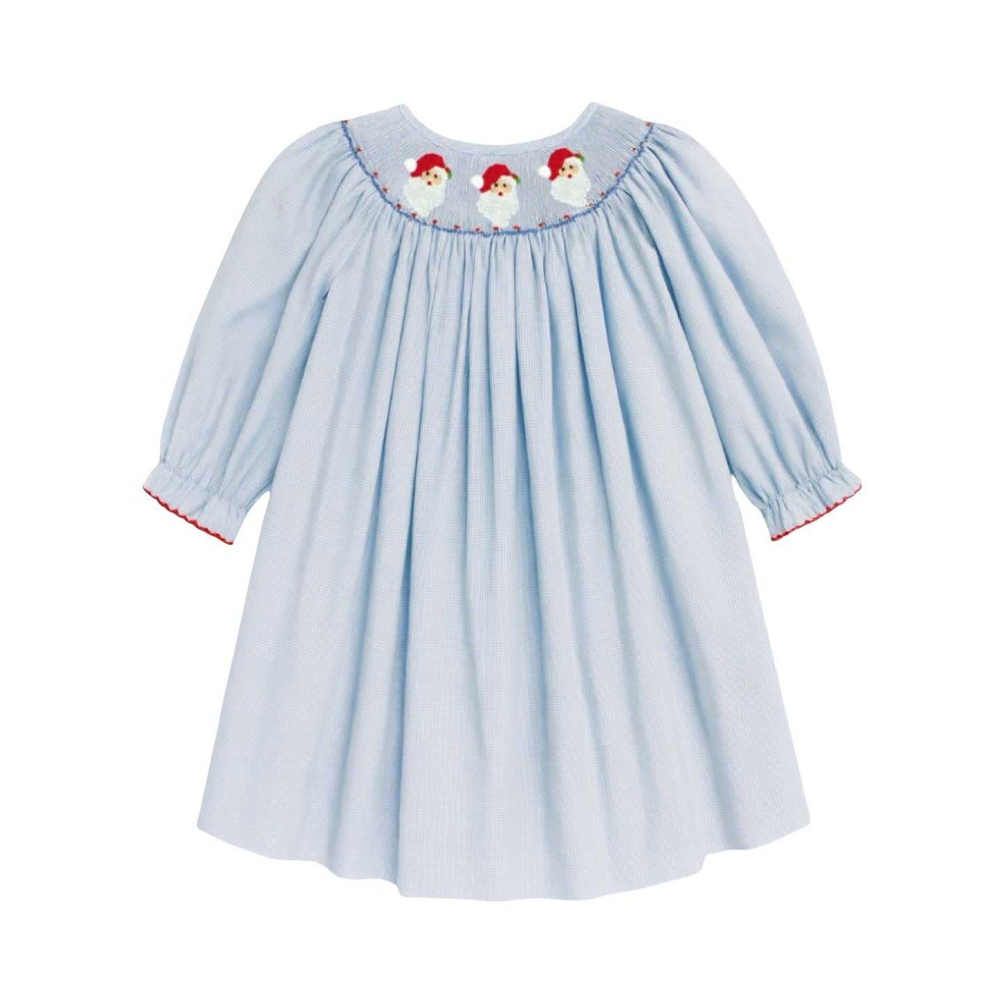 Long Sleeve Emma Bishop Dress, Santa