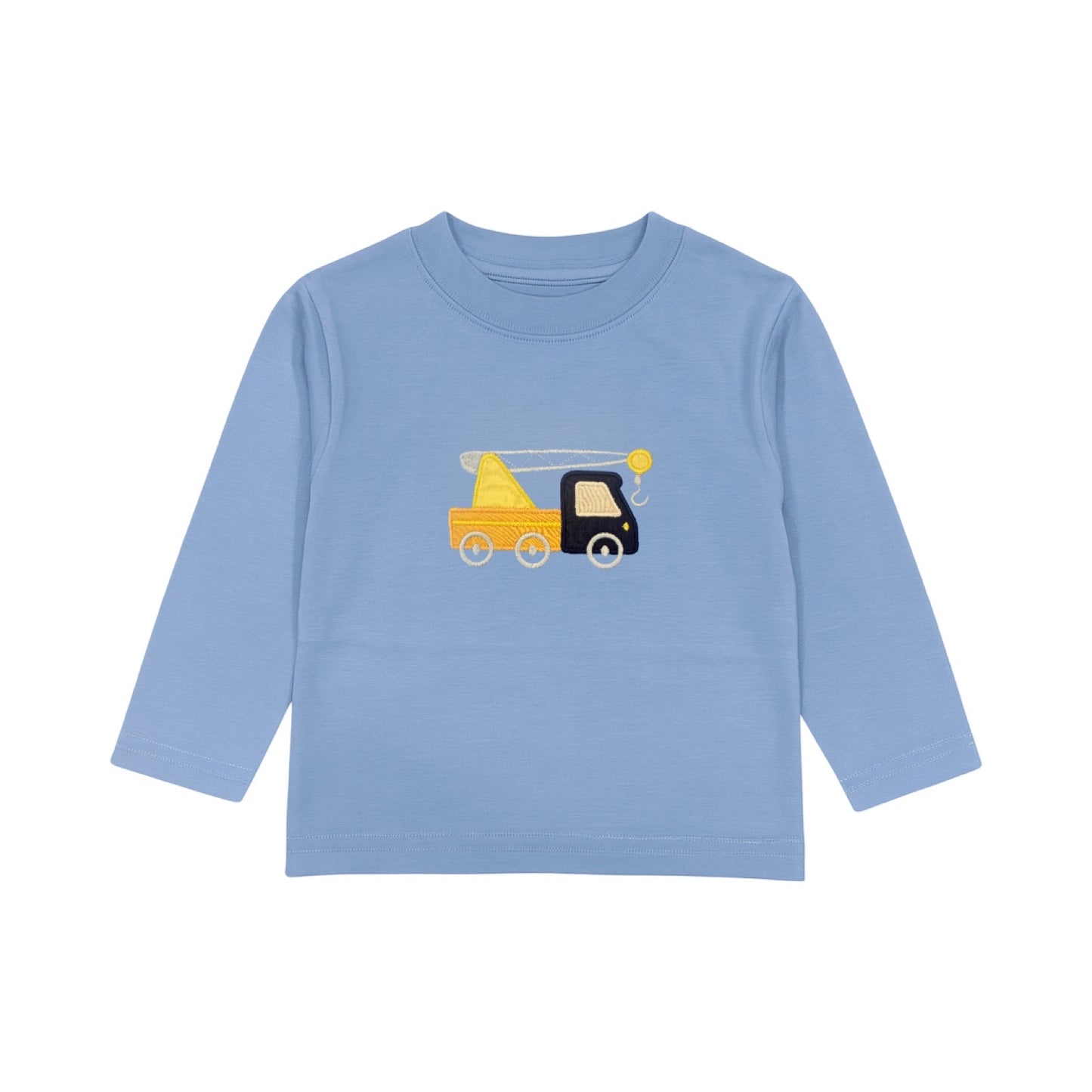 Long Sleeve Applique T-Shirt, Crane