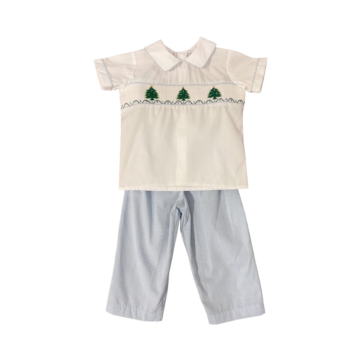Drew Pant Set, Christmas Trees