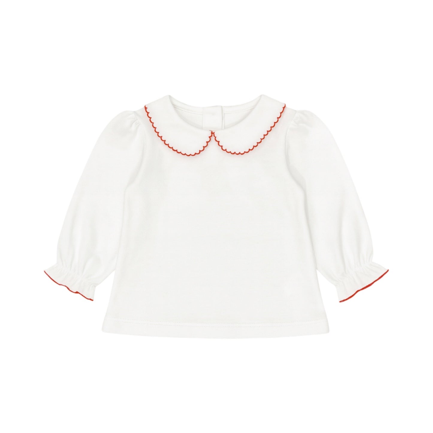 Long Sleeve Collared Back Zip Shirt