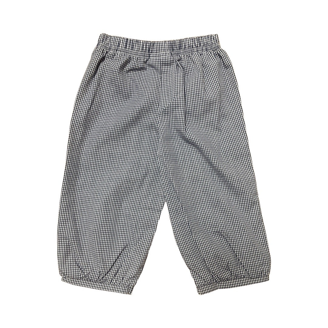 Adam Pants Navy Mini Gingham
