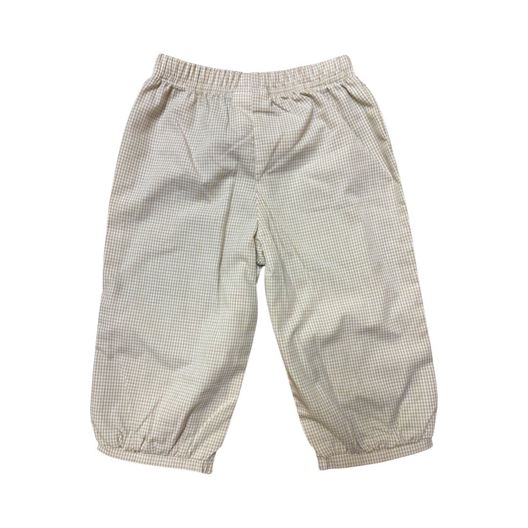 Adam Pants Khaki Mini Gingham