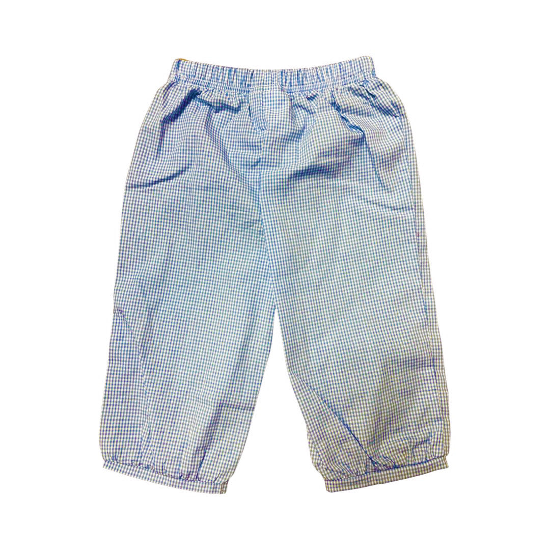 Adam Pants Medium Blue Mini Gingham