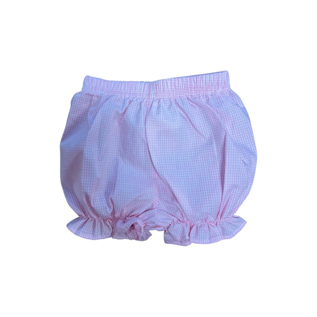 Emma Pink Mini Gingham Bloomers