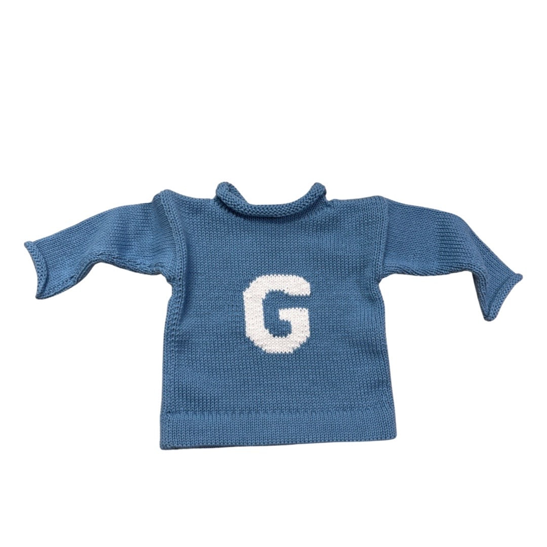 Letter Sweater, Solid (online only)