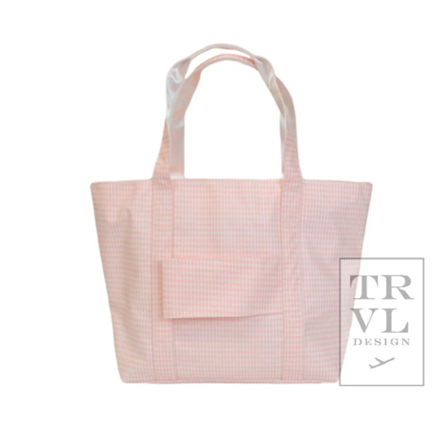 Jumbo Tote, Gingham Taffy