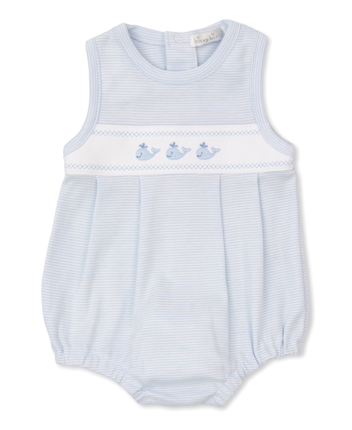 Whales Blue Stripe Bubble Classic Treasures SP25