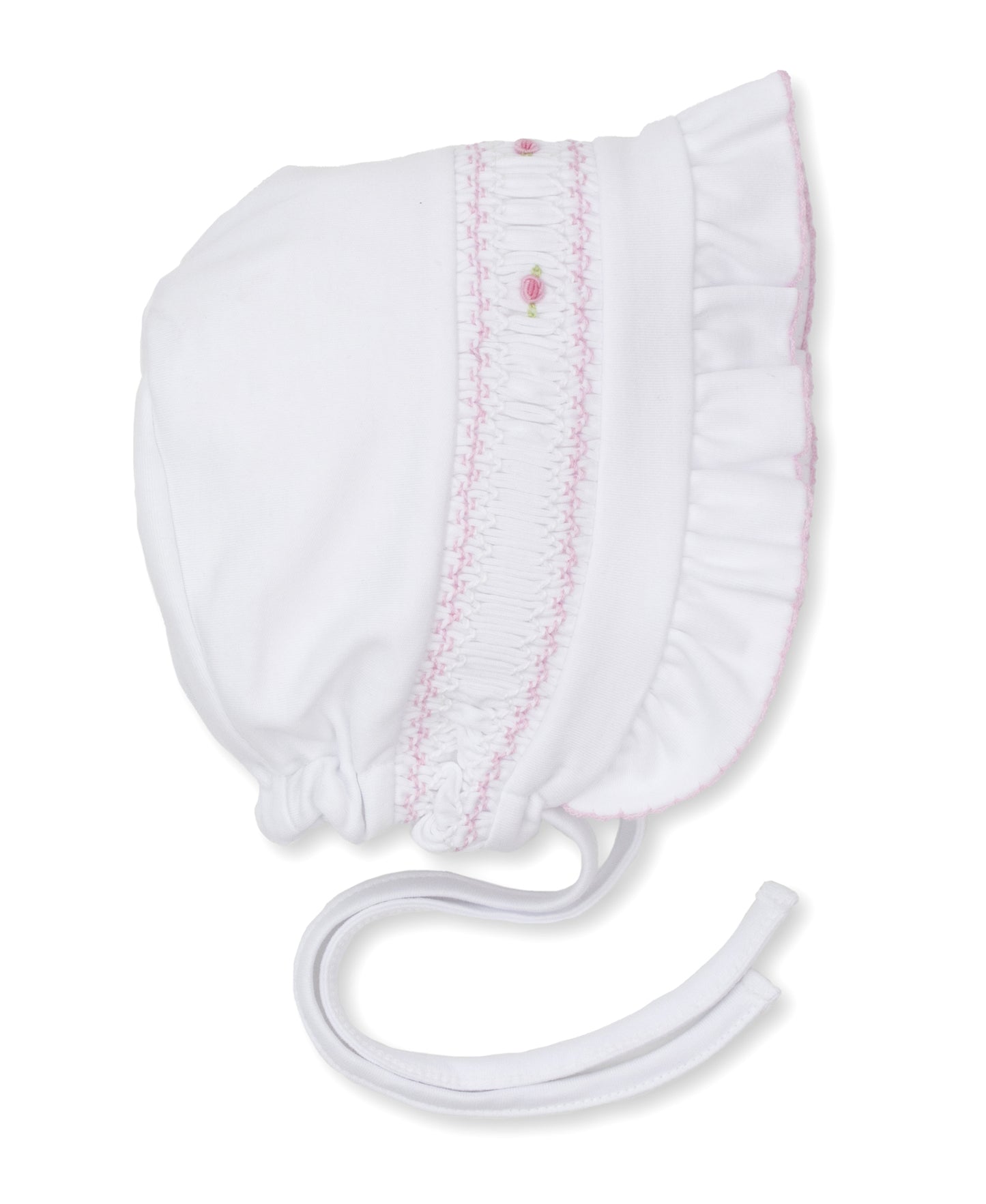 Smocked White Bonnet CLB Fall Bishop 23