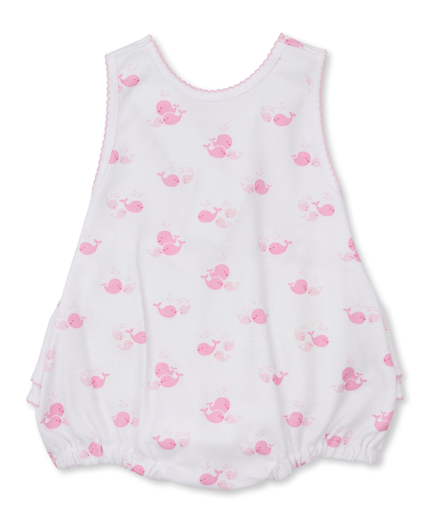 Whale Wonder Pink Print Strappy Bubble