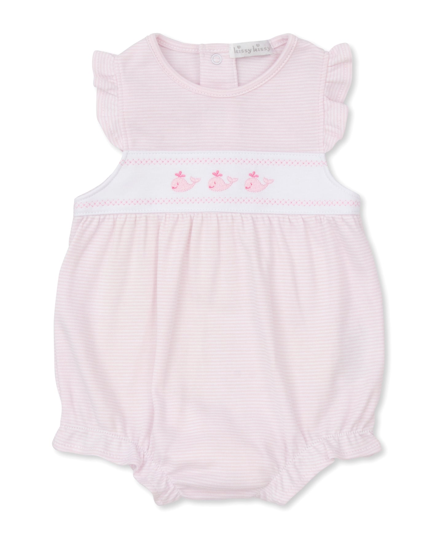 Whales Pink Stripe Bubble Classic Treasures SP25