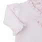 Embroidered Strawberry Ruffle Footie CLB Summer Medley 24